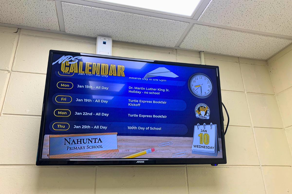 Digital Signage Success at Nahunta Primary Enhancing Parent